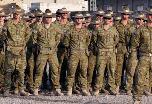 Australia soldiers at-the-ready